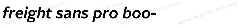 freight sans pro boo字体转换